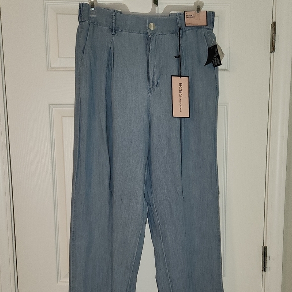 Light Blue Denim Pants - Picture 1 of 3